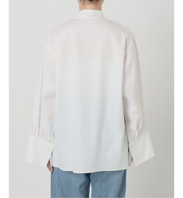 IENA LA BOUCLE「IENA LA BOUCLE コットンフロンタブルボウタイブラウス」|シャツ・ブラウス|