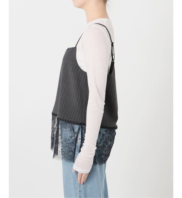 IENA「《追加》レースヘムキャミソール」|シャツ・ブラウス|