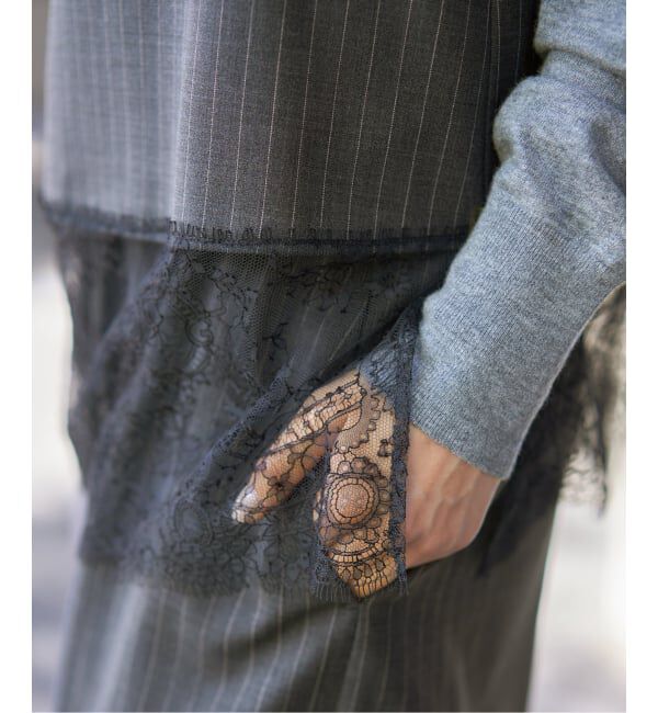 IENA「《追加》レースヘムキャミソール」|シャツ・ブラウス|