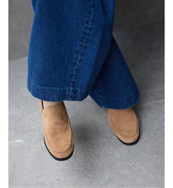 SLOBE IENA「《予約》SLOBE スウェードローファー」|ローファー|