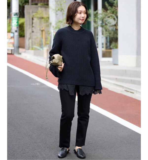 SLOBE IENA「バルキーコットンプルオーバー」|ニット・セーター|