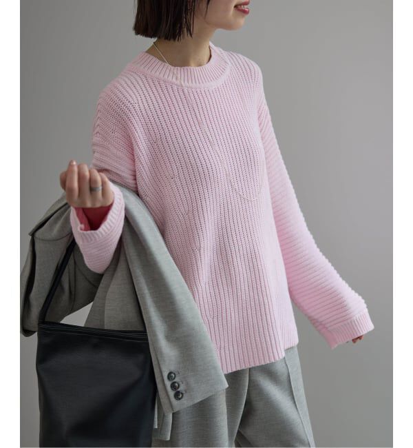 SLOBE IENA「バルキーコットンプルオーバー」|ニット・セーター|