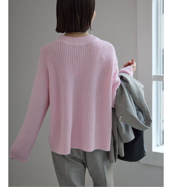 SLOBE IENA「バルキーコットンプルオーバー」|ニット・セーター|