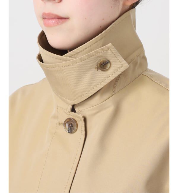 SLOBE IENA「《ネイビーのみWEB限定/予約》ドルマンスリーブコート」|ステンカラーコート|