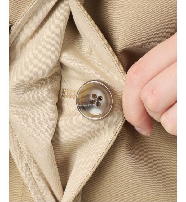 SLOBE IENA「《ネイビーのみWEB限定/予約》ドルマンスリーブコート」|ステンカラーコート|