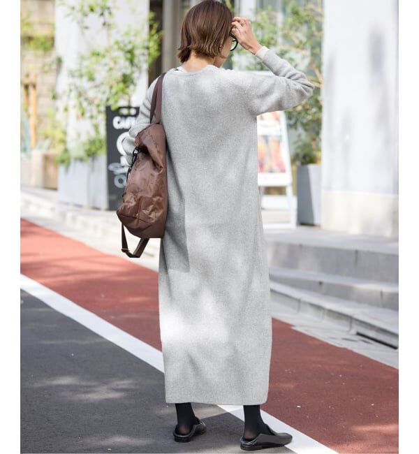 SLOBE IENA「エアリーヘンリーニットワンピース」|ワンピース|