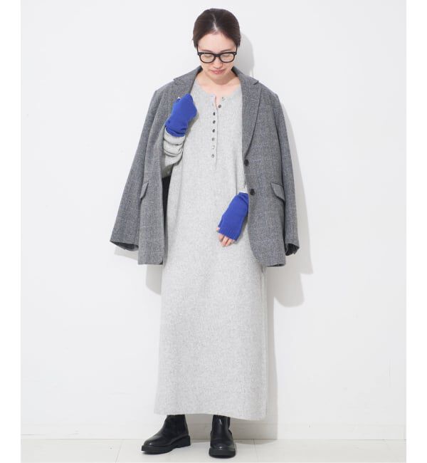 SLOBE IENA「エアリーヘンリーニットワンピース」|ワンピース|