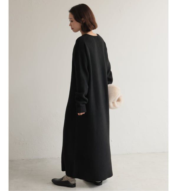 SLOBE IENA「エアリーヘンリーニットワンピース」|ワンピース|