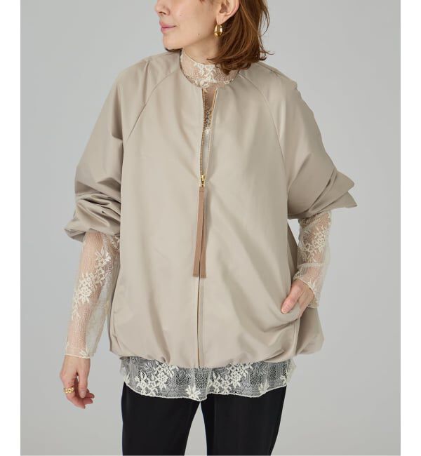 VERMEIL par iena「LIMONTA コクーンジャケット」|ブルゾン・スタジャン|