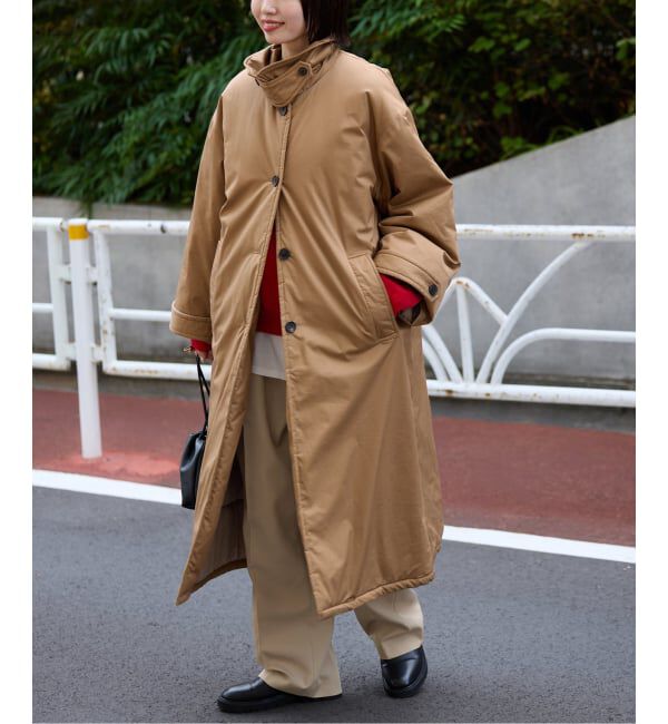 SLOBE IENA「撥水中綿ステンカラーコート」|ステンカラーコート|