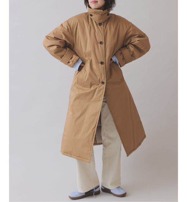 SLOBE IENA「撥水中綿ステンカラーコート」|ステンカラーコート|