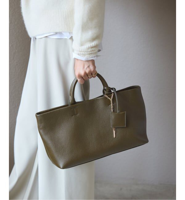 SLOBE IENA「《追加4》SLOBE レザートートバッグ」|トートバッグ|