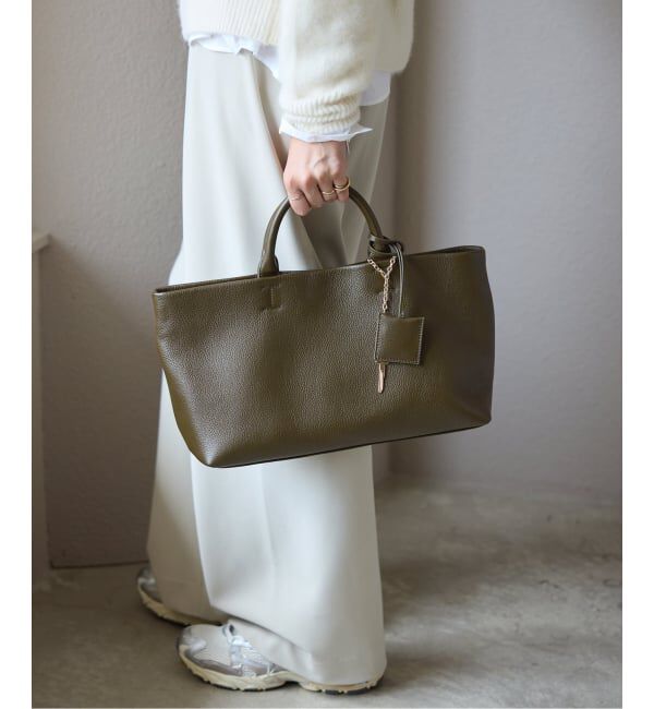 SLOBE IENA「《追加4》SLOBE レザートートバッグ」|トートバッグ|