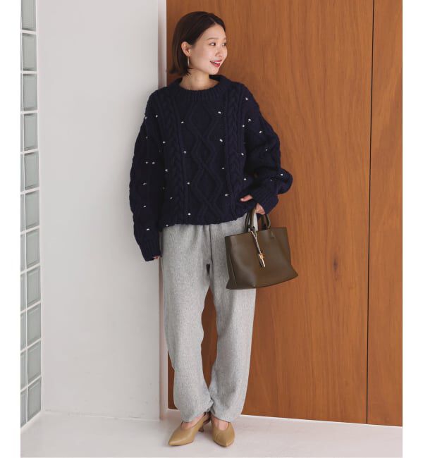 SLOBE IENA「《追加4》SLOBE レザートートバッグ」|トートバッグ|