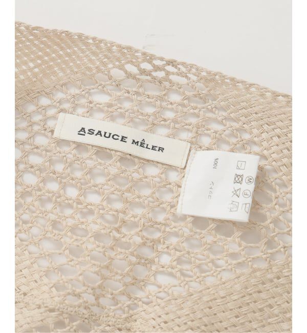 VERMEIL par iena「《予約》ASAUCE MELER アソースメレ ギマコットントライアングルストール AM26-ST169」|ストール|