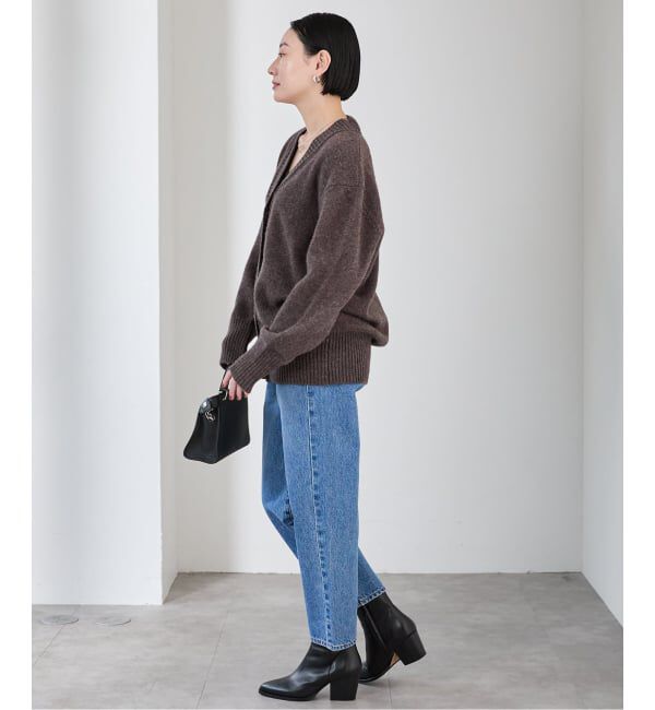 VERMEIL par iena「TOQUE トック アルパカウール縮絨ニットカーディガン 778591083」|カーディガン|