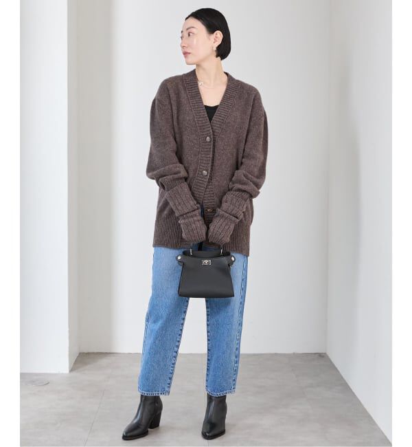 VERMEIL par iena「TOQUE トック アルパカウール縮絨ニットカーディガン 778591083」|カーディガン|