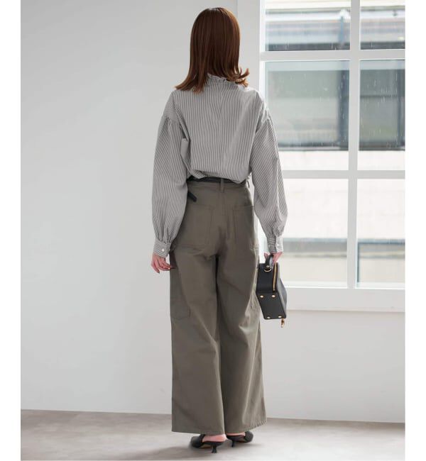 SLOBE IENA「《追加2》ミニフリルブラウス」|シャツ・ブラウス|