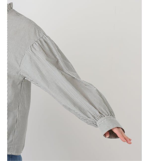 SLOBE IENA「《追加2》ミニフリルブラウス」|シャツ・ブラウス|