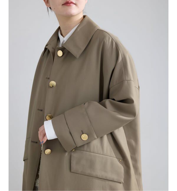 IENA「【販路限定モデル】MACKINTOSH/マッキントッシュ HUMBIE MB コート L261HI1 054HLDE」|ステンカラーコート|ベージュ