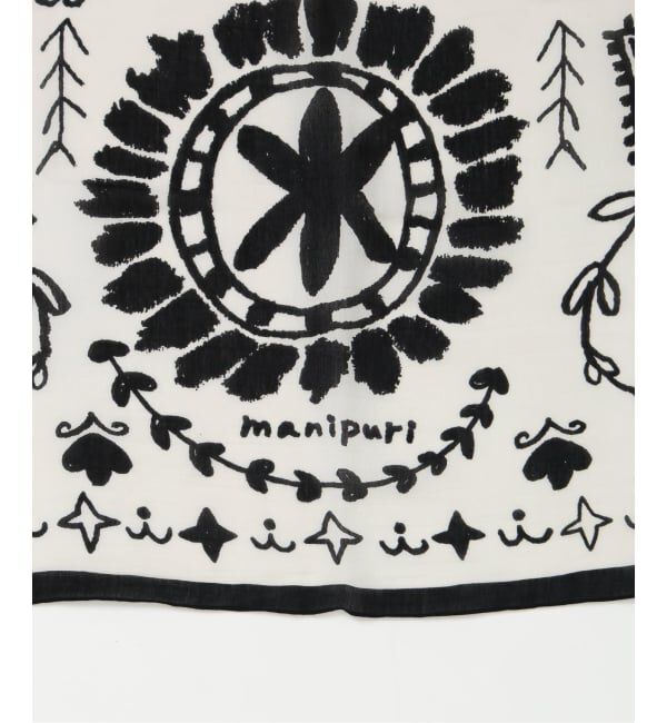 VERMEIL par iena「《予約》manipuri マニプリ インドストール ボヘミアンバンダナ 0161333003」|ストール|