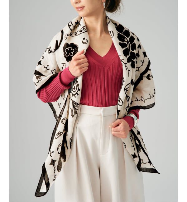 VERMEIL par iena「《予約》manipuri マニプリ インドストール ボヘミアンバンダナ 0161333003」|ストール|