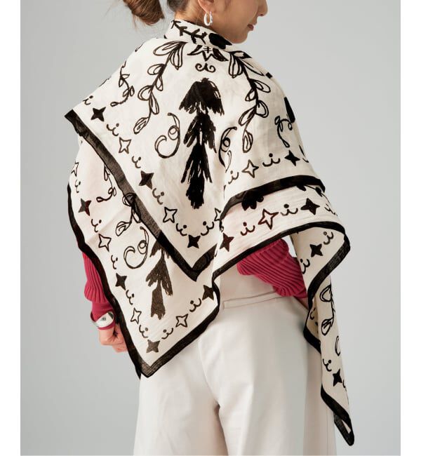 VERMEIL par iena「《予約》manipuri マニプリ インドストール ボヘミアンバンダナ 0161333003」|ストール|