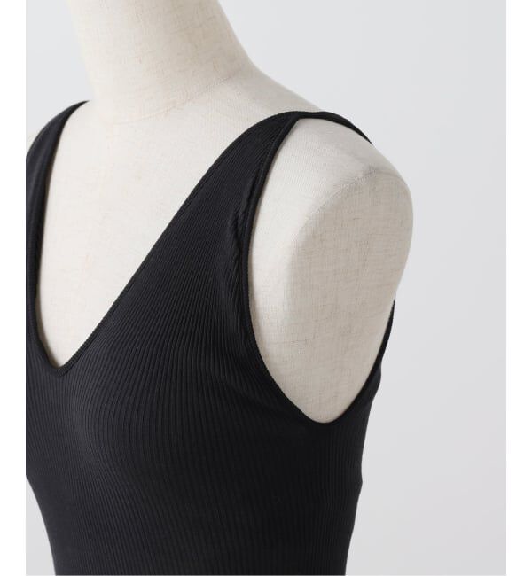 IENA LA BOUCLE「HAKUJI/ハクジ TWIST COTTON Vネック タンクトップ H232697」|タンクトップ|