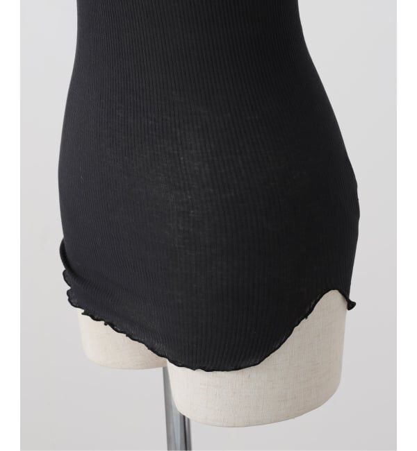 IENA LA BOUCLE「HAKUJI/ハクジ TWIST COTTON Vネック タンクトップ H232697」|タンクトップ|