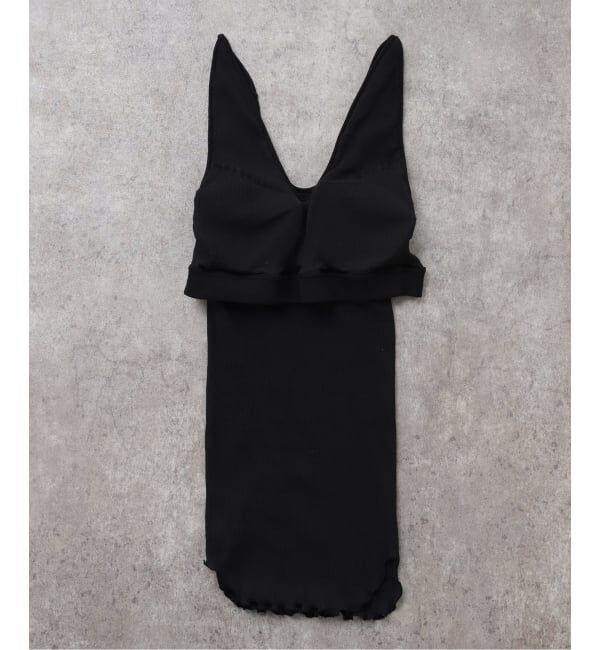 IENA LA BOUCLE「HAKUJI/ハクジ TWIST COTTON Vネック タンクトップ H232697」|タンクトップ|