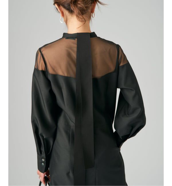 VERMEIL par iena「シルクウールワンピース」|ワンピース|