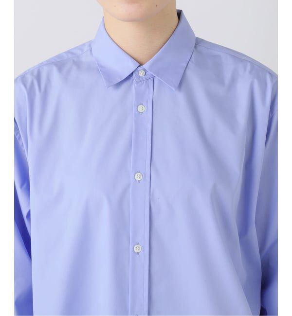 IENA「T/C タイ付きプレーンシャツ」|シャツ・ブラウス|