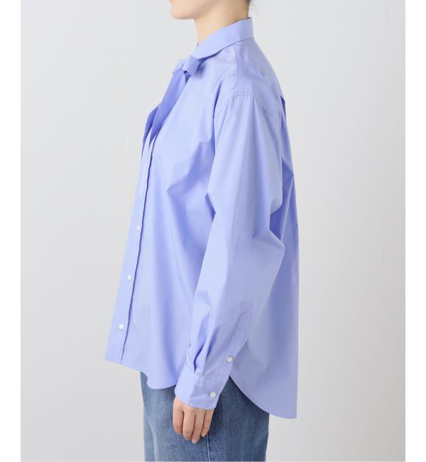 IENA「T/C タイ付きプレーンシャツ」|シャツ・ブラウス|