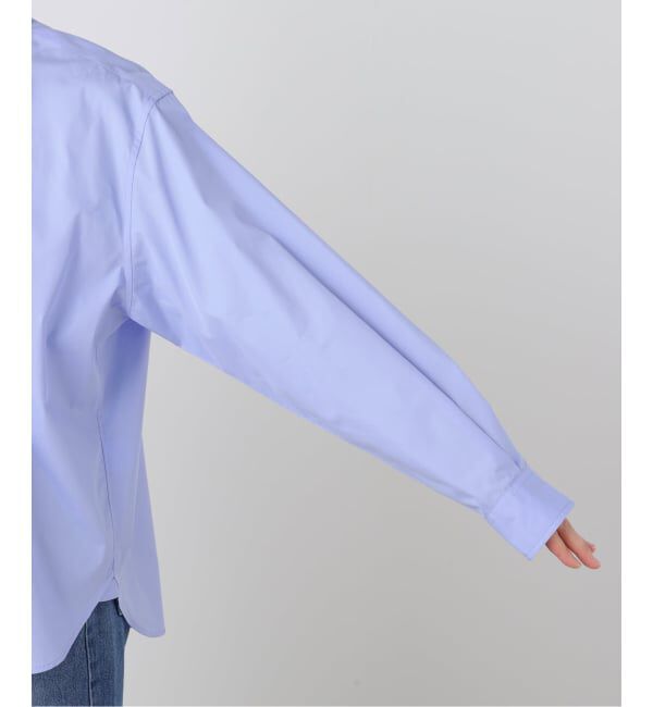 IENA「T/C タイ付きプレーンシャツ」|シャツ・ブラウス|