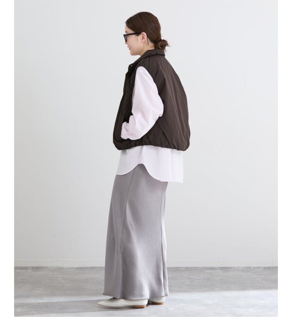 IENA「撥水ウォッシャブル中綿ベスト」|ダウン|