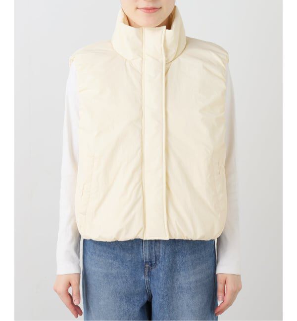 IENA「撥水ウォッシャブル中綿ベスト」|ダウン|