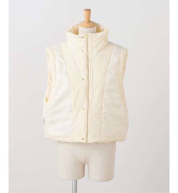 IENA「撥水ウォッシャブル中綿ベスト」|ダウン|