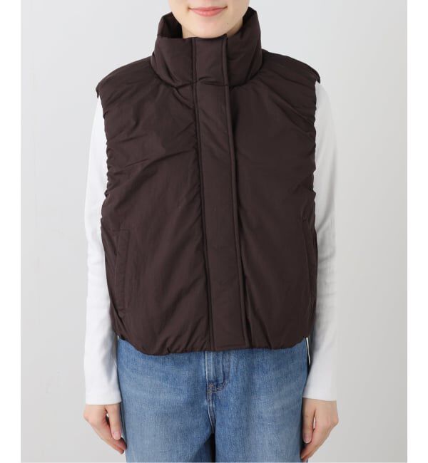 IENA「撥水ウォッシャブル中綿ベスト」|ダウン|
