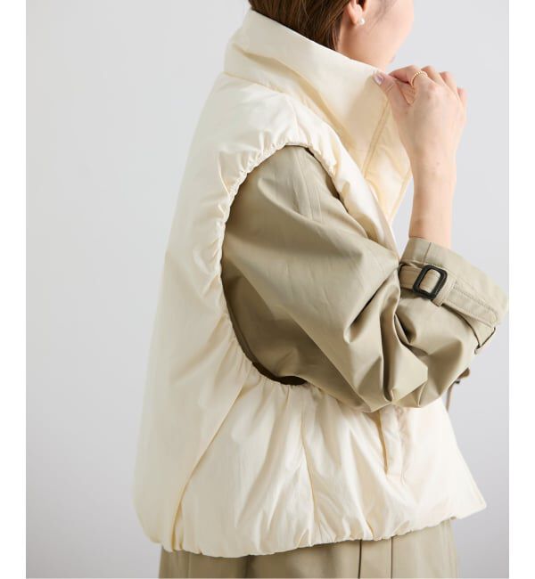 IENA「撥水ウォッシャブル中綿ベスト」|ダウン|