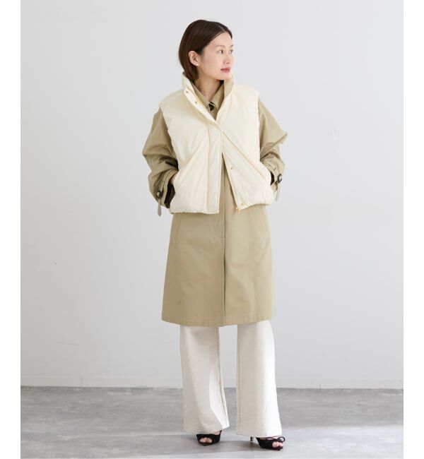 IENA「撥水ウォッシャブル中綿ベスト」|ダウン|