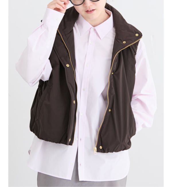 IENA「撥水ウォッシャブル中綿ベスト」|ダウン|