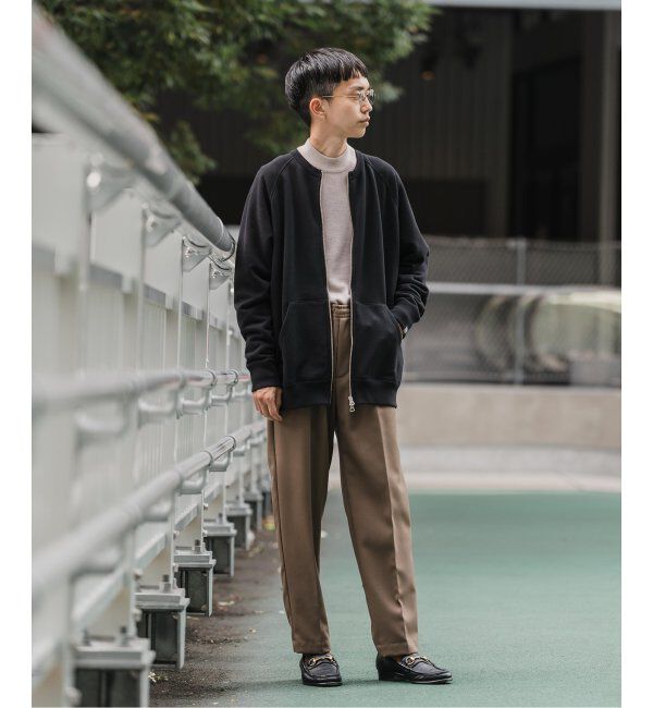 EDIFICE「【LOOPWHEELER for LOWERCASE】ライトツリウラケ ZIPカーディガン」|カーディガン|