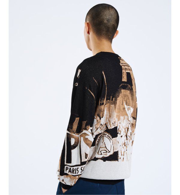 Paris Saint-Germain「【Paris Saint-Germain / パリ・サン＝ジェルマン】 JP Photograph JQ KNIT」|ニット・セーター|