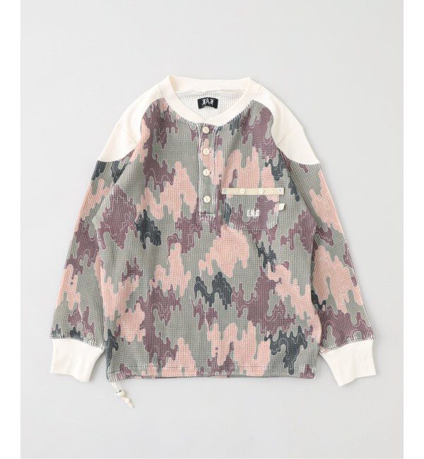 PULP「【FAF / フェイク アス フラワーズ】LS ポケット サーマル ロンT」|Tシャツ・カットソー|カーキ