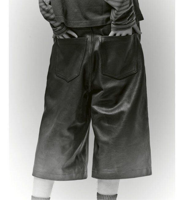 PULP「5ポケット レザーショーツ」|その他|ブラック