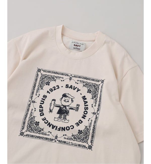 EDIFICE「GIFT SHOP (ギフトショップ) 別注 Savy T shirt Bandana」|Tシャツ・カットソー|