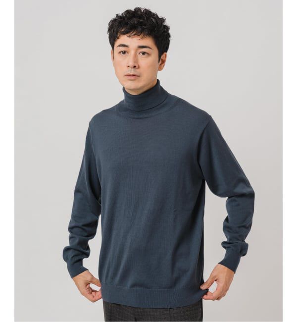 EDIFICE「14ゲージ ウール タートルネックニット」|ニット・セーター|