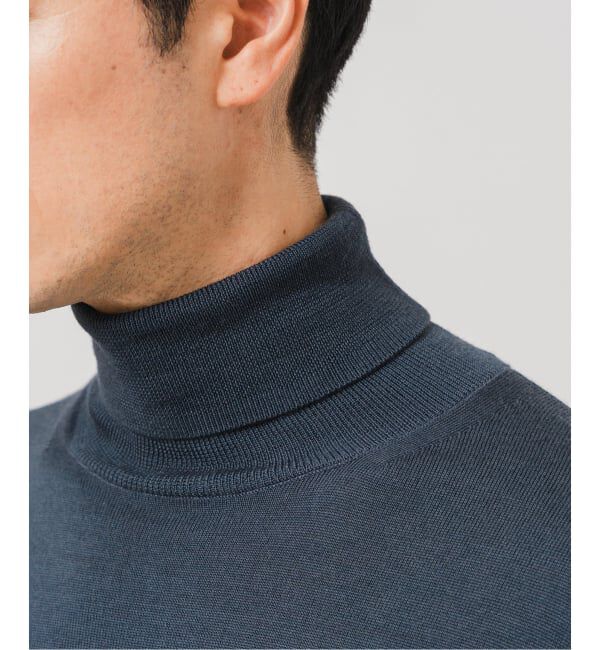EDIFICE「14ゲージ ウール タートルネックニット」|ニット・セーター|