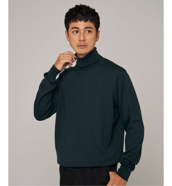 EDIFICE「14ゲージ ウール タートルネックニット」|ニット・セーター|