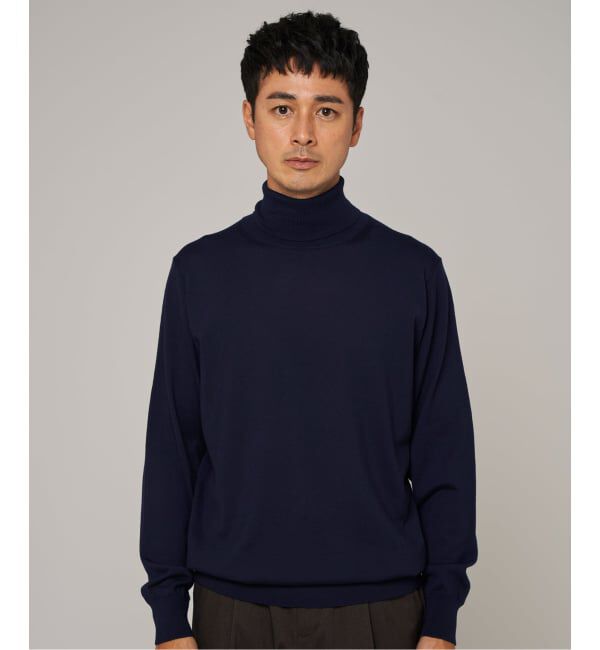 EDIFICE「14ゲージ ウール タートルネックニット」|ニット・セーター|